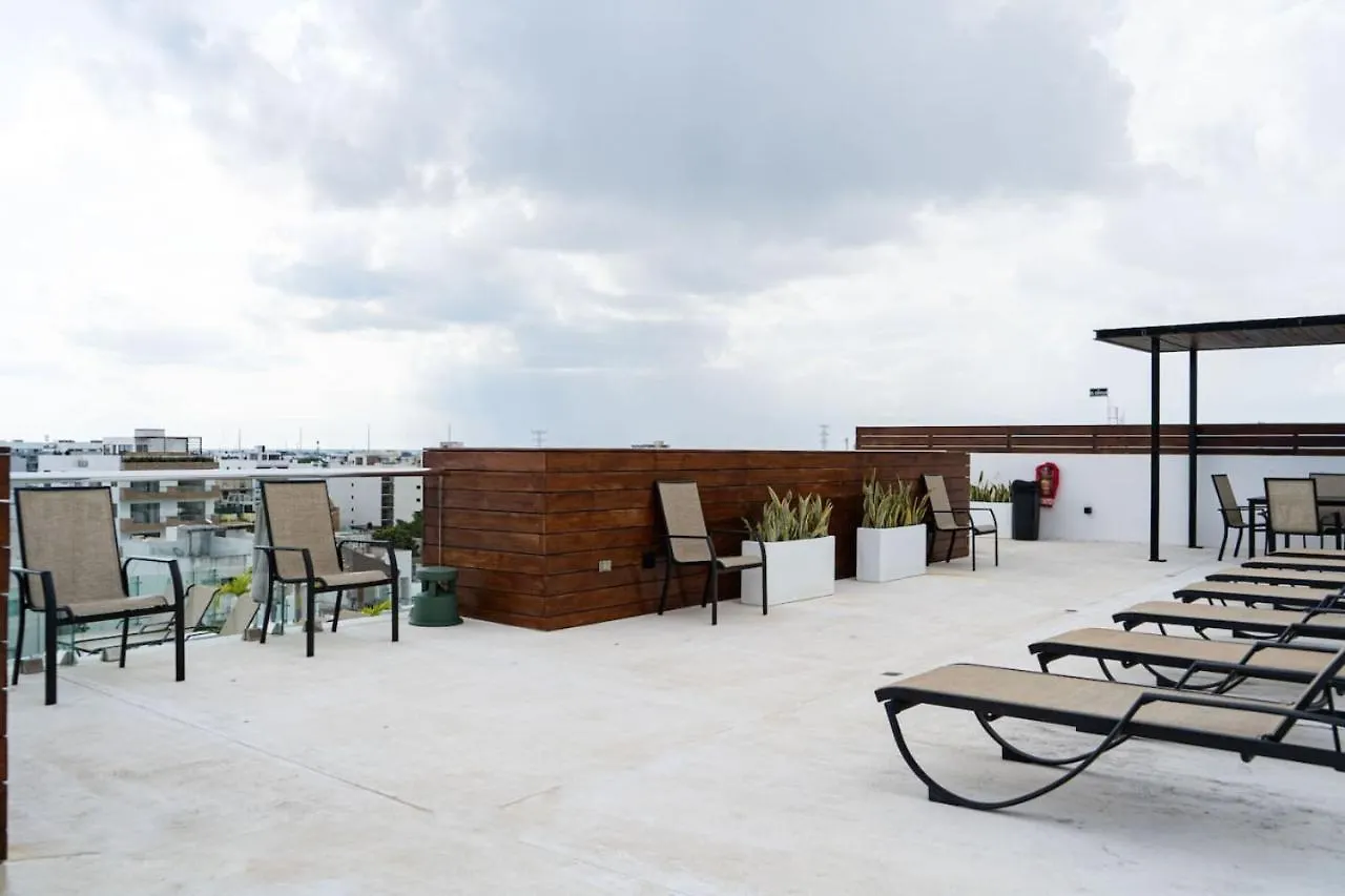1Br At Dk52 Sea View Rooftop With Jacuzzi And Pool Playa del Carmen 0*,  Mexico