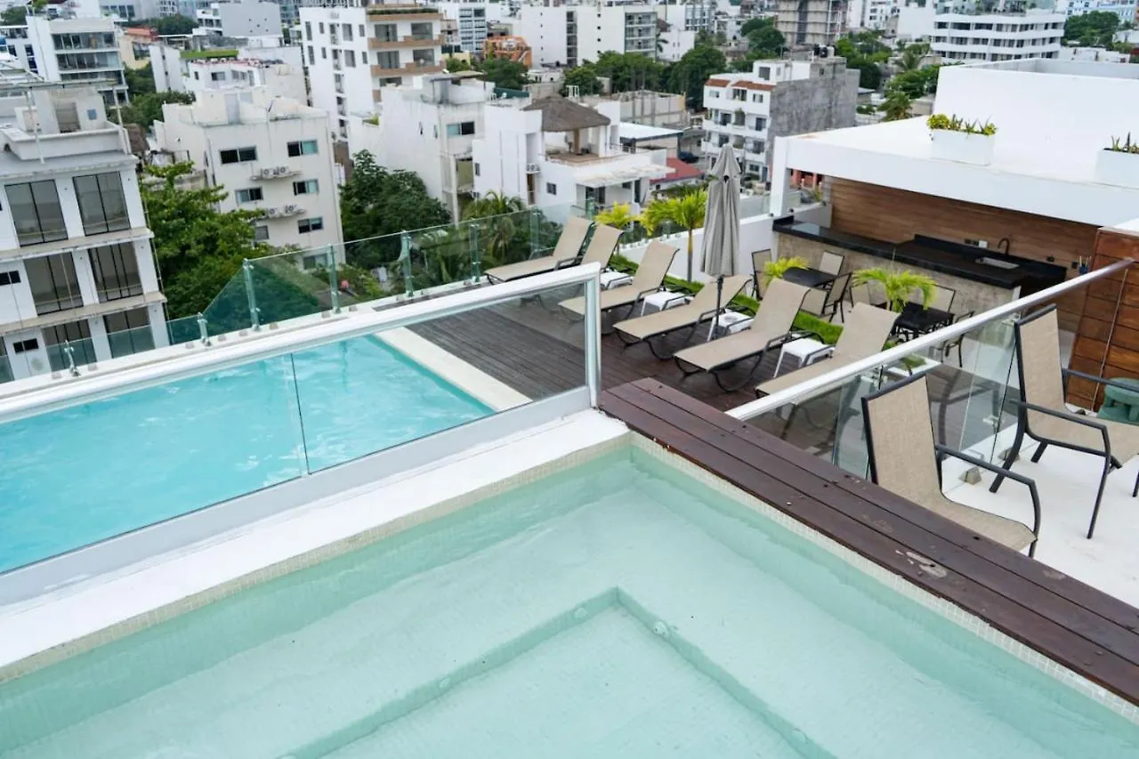 Apartment 1Br At Dk52 Sea View Rooftop With Jacuzzi And Pool Playa del Carmen Mexico