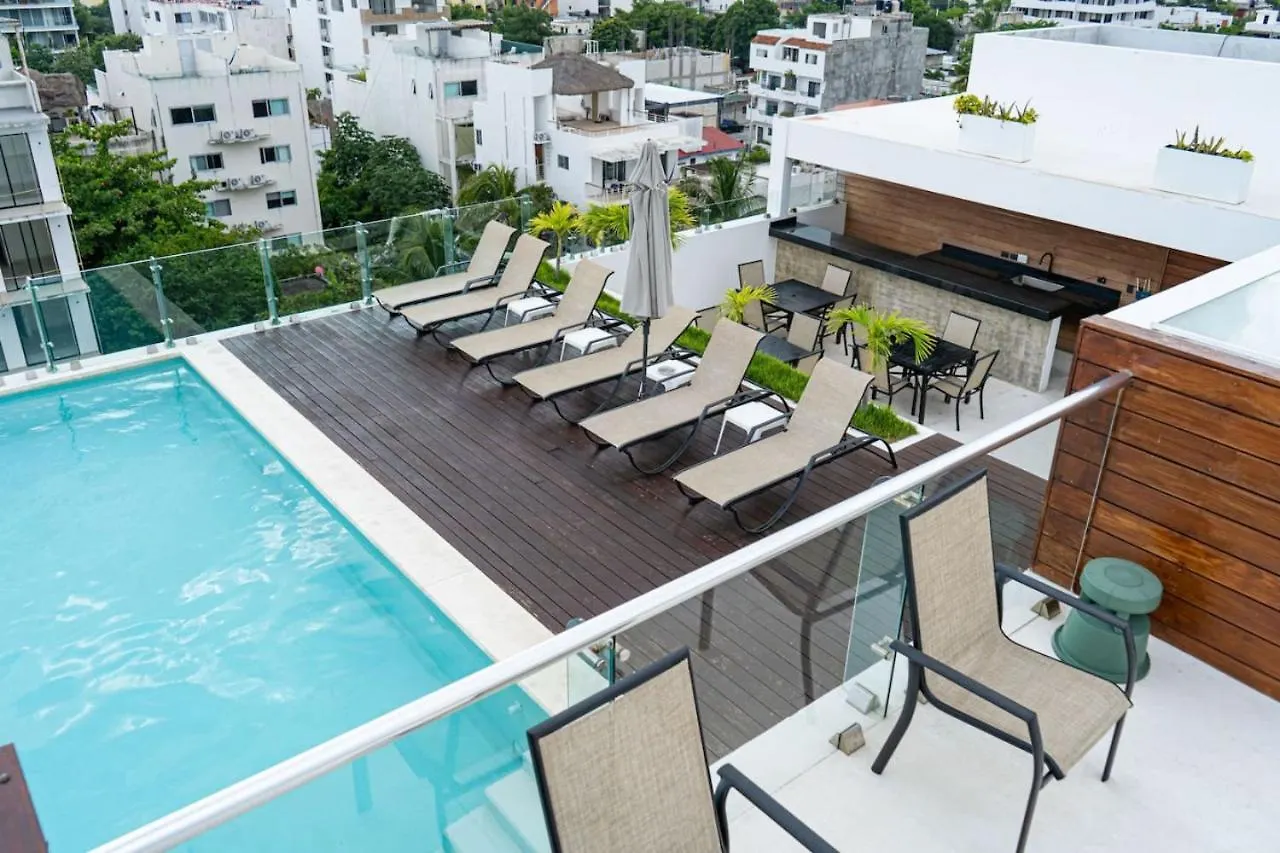 1Br At Dk52 Sea View Rooftop With Jacuzzi And Pool Playa del Carmen