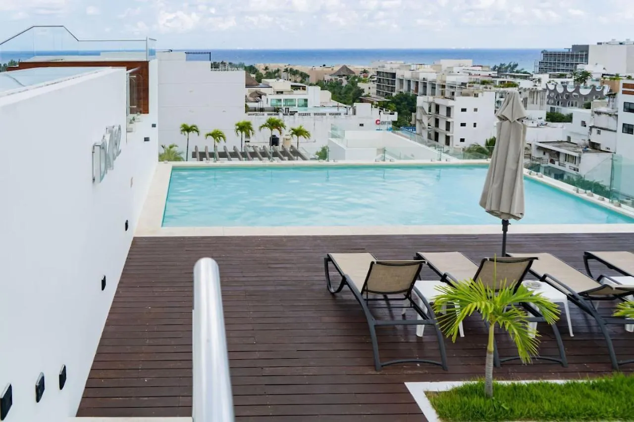 Apartment 1Br At Dk52 Sea View Rooftop With Jacuzzi And Pool Playa del Carmen